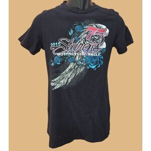 Hot Leathers Womens 2015 Sturgis Motorcycle Rally T-Shirt Medium